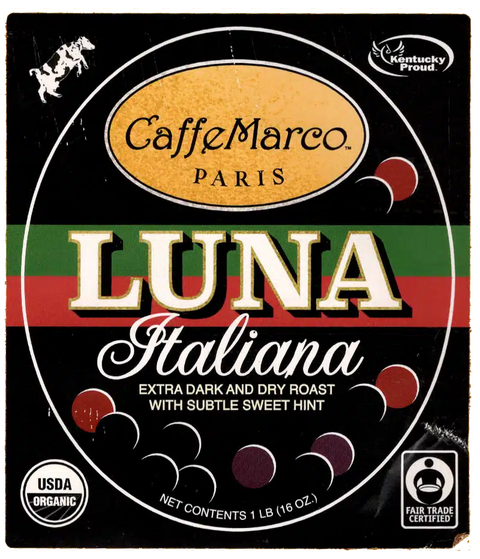 Coffee, Organic Luna Italiana