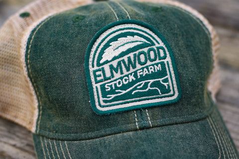 Elmwood Stock Farm Hat, Fabric Patch