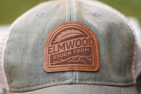 Elmwood Stock Farm Hat, Leather Patch