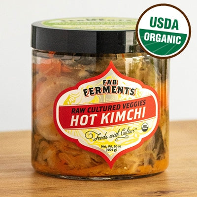 Raw Cultured Veggies, Hot Kimchi